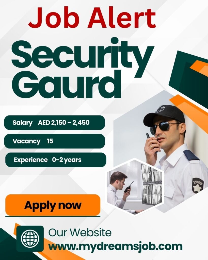 Security Guard needed in UAE