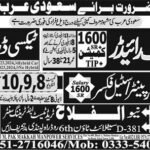 Taxi Driver Required for Saudi Arab Age 22 to 38